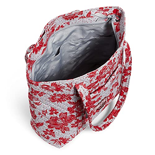 Image of Vera Bradley womens Cotton Collegiate Vera Tote Bag (Multiple Teams Available)