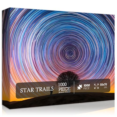 Impossible Difficult Puzzles for Adults, Nature Landscape Puzzles for Adults 1000 Pieces and up, Hard Scenic Jigsaw, Colorful Night Sky Challenge