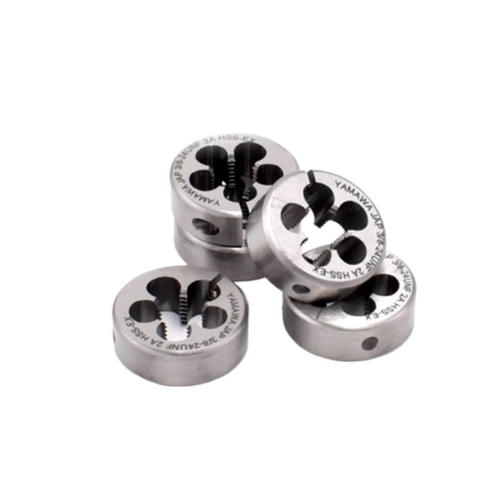 Matrice de filetage rapide en acier, Jeu de matrices filetage rondes HSSE, fin métrique, plusieurs tailles, 2 pièces(M16x1.5)