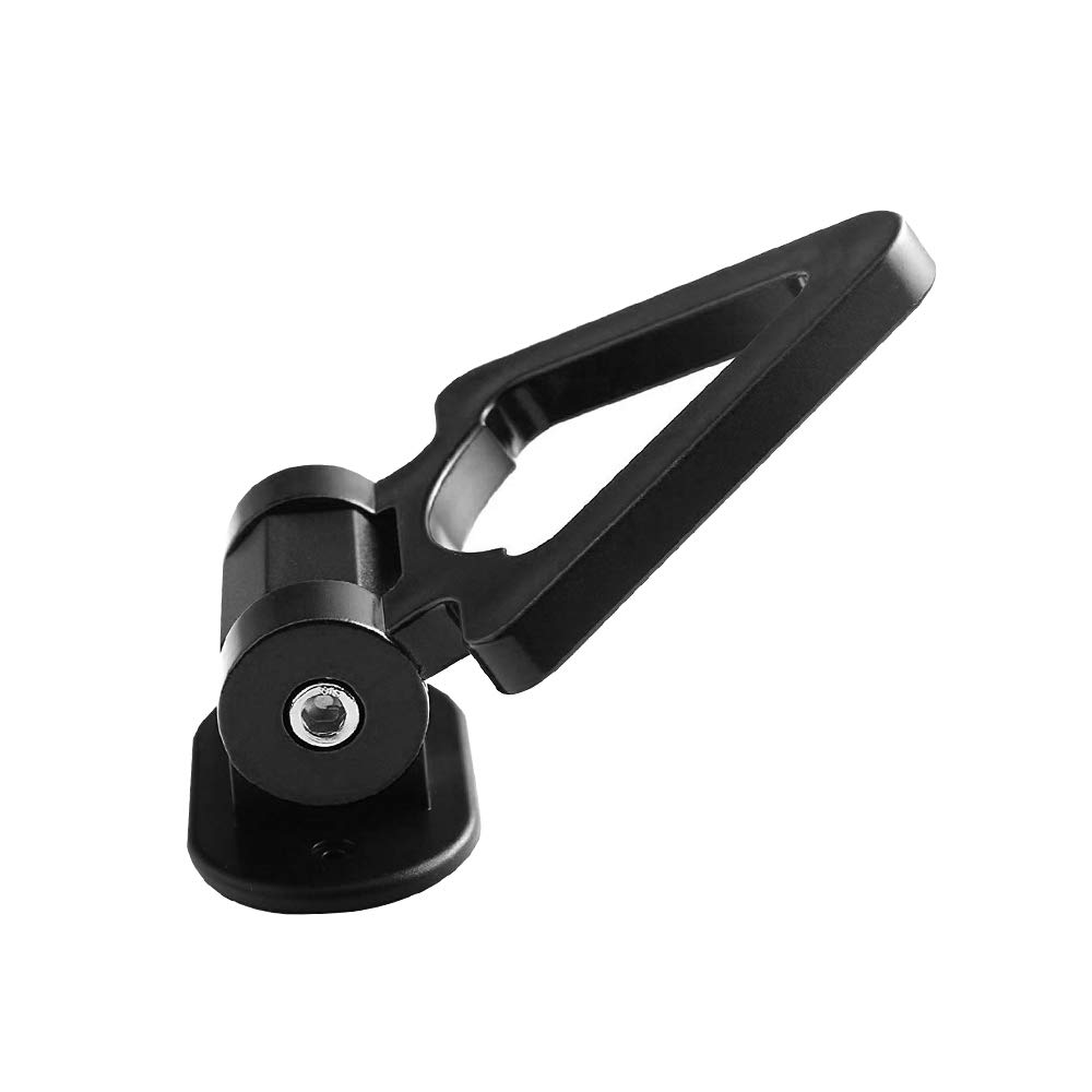 idain Universal Racing Style Dummy Towing Hook Sticker ABS Decorative Tow Hook for Car,Black