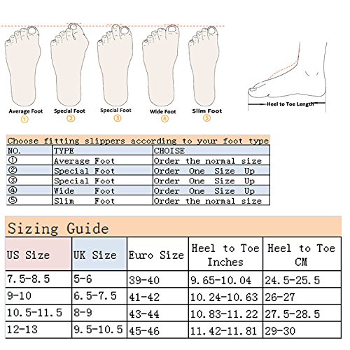 ofoot Heren biologisch katoenen gezellige binnenslippers, traagschuim huis plat, wasbare instapschoenen voor thuis - Image 8