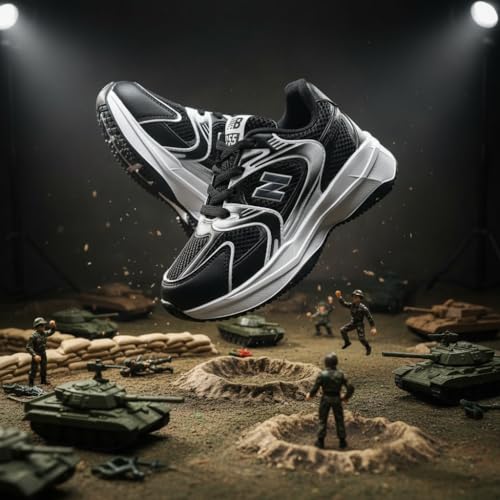 Image of Stylish Kids Lightweight Mesh Sports Running Shoes for Boys | Comfortable Lace-Up Casual Sneakers with Cushioned Sole for School, Outdoor Play