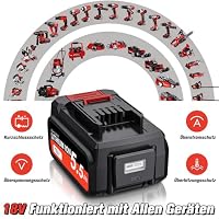 2 Stück 5,5Ah Ersatz akku für Einhel18V Akku mit LED-Leistungsanzeige – Ansicht 4