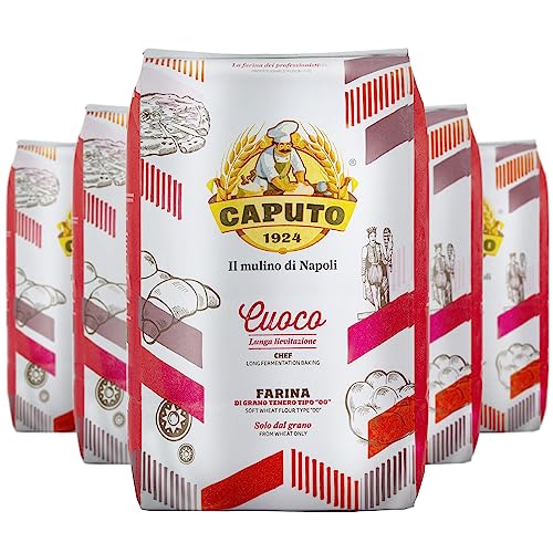 Colichef Farine Caputo Cuoco Type 00/5Kg (pack 5 x 1 Kg) - Caputo, la farine N°1 en Italie !