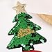 Roffiy Christmas Headbands for Women, Sparkly Sequins Christmas Tree Headband with Merry Christmas Design, Festive Xmas Hair Accessories for Women Girls Party Holiday Gift