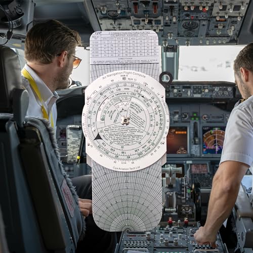 Computadora de vuelo CYA Micro E6B de aluminio 7.4 x 4 pulg miniatura 7