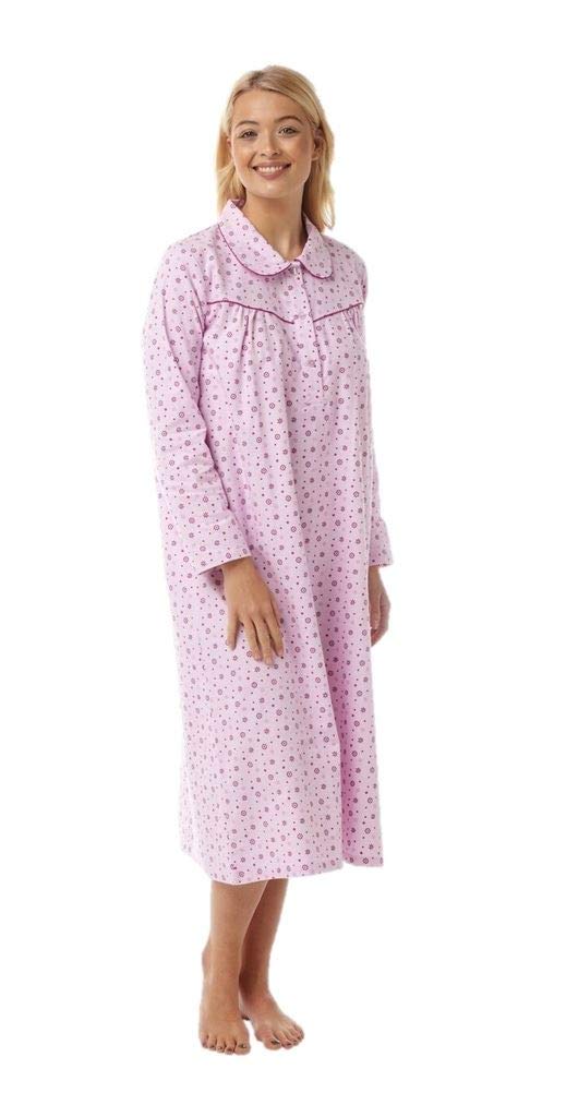 Lady Olga Women's Pink Nightie Style Holly 3035 Colour Size 20-22