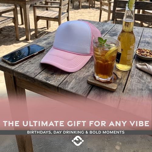 Image of Funky Junque Blank Mesh Foam Lightweight Snapback Trucker Hat | Lightweight Foam Trucker Hat with Breathable Mesh Back, Golf Beach and Street Style, Trendy Trucker Hats for Men