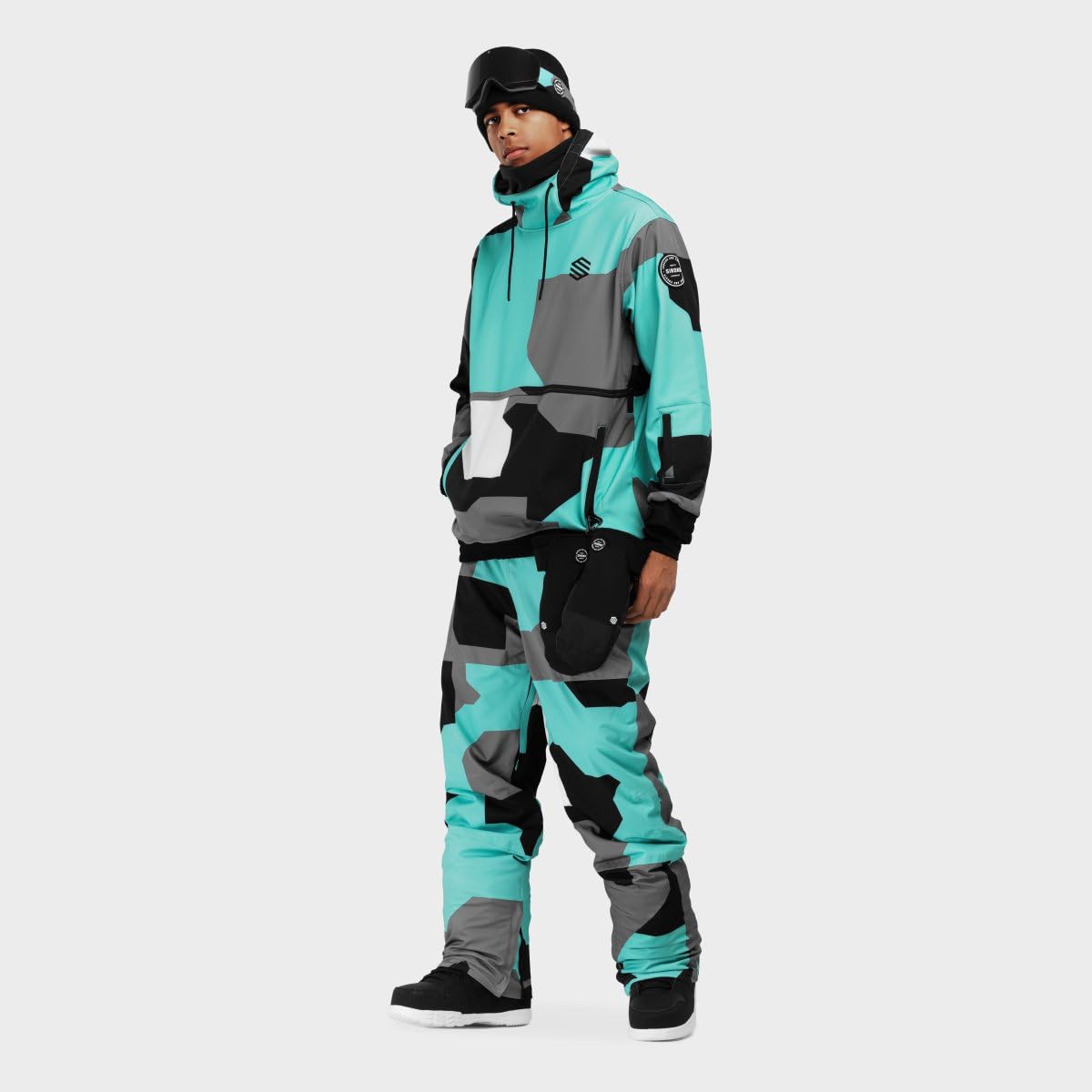 SIROKO - Pantaloni da Snowboard P1 Sleet