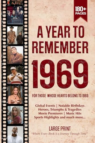 A Year To Remember 1969 History Book: A Nostalgic Tribute for the Radio Babies with Heartfelt Memories of 1969 – An Ideal Gift for Birthdays, Anniversaries, and Special Occasions