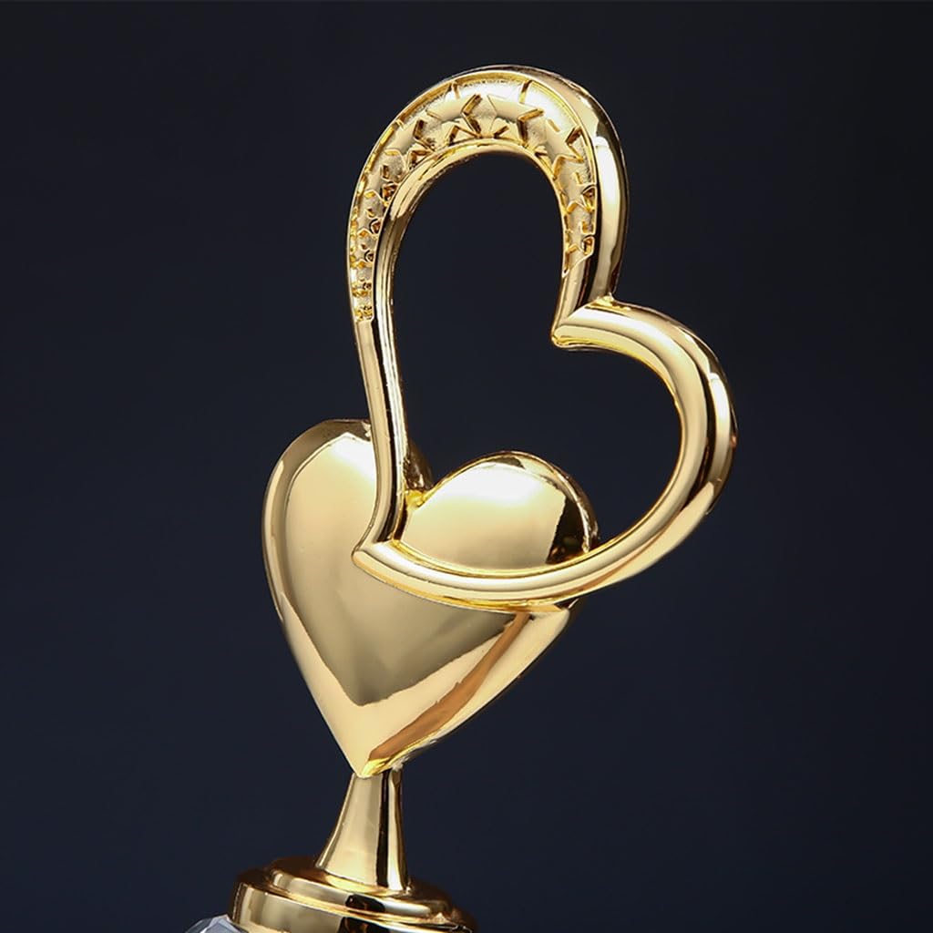 Trofeo d'Amore in Metallo Cerimonia di Premiazione Dell'evento di Beneficenza per Il Benessere Pubblico, Trofeo d'Onore Trofeo di Encomio Aziendale Regali per Bambini