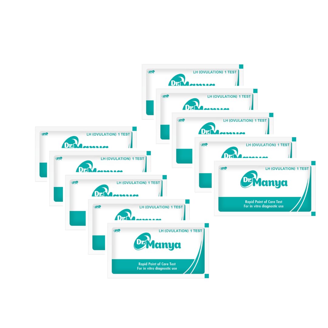 Dr. Manya LH Ovulation Test Kit for Women | Pack of 10 | Accurate & Easy-to-Use Ovulation Predictor for Fertility Tracking & Family Planning-image-5