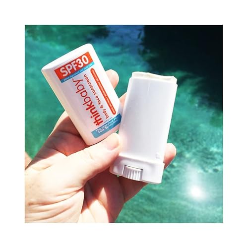 Thinkbaby Sunscreen Stick, White/Orange, 0.64 Ounce (2 Pack) #TOP6