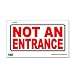 Not An Entrance - Business Store Sign - Window Wall Sticker