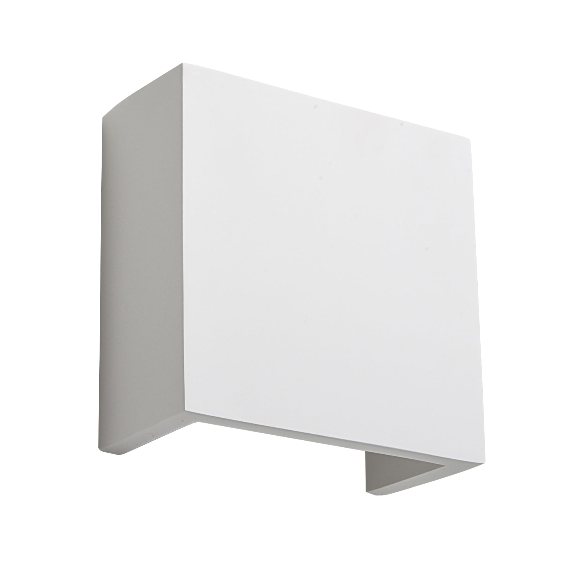 White Plaster Wall Light, Modern Home Lighting, 40W Max G9 Required, LED Compatible, 150mm Width, Height, 70mm Depth