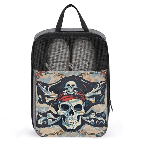 Bolsa organizadora de zapatos de golf pirata para hombre y mujer