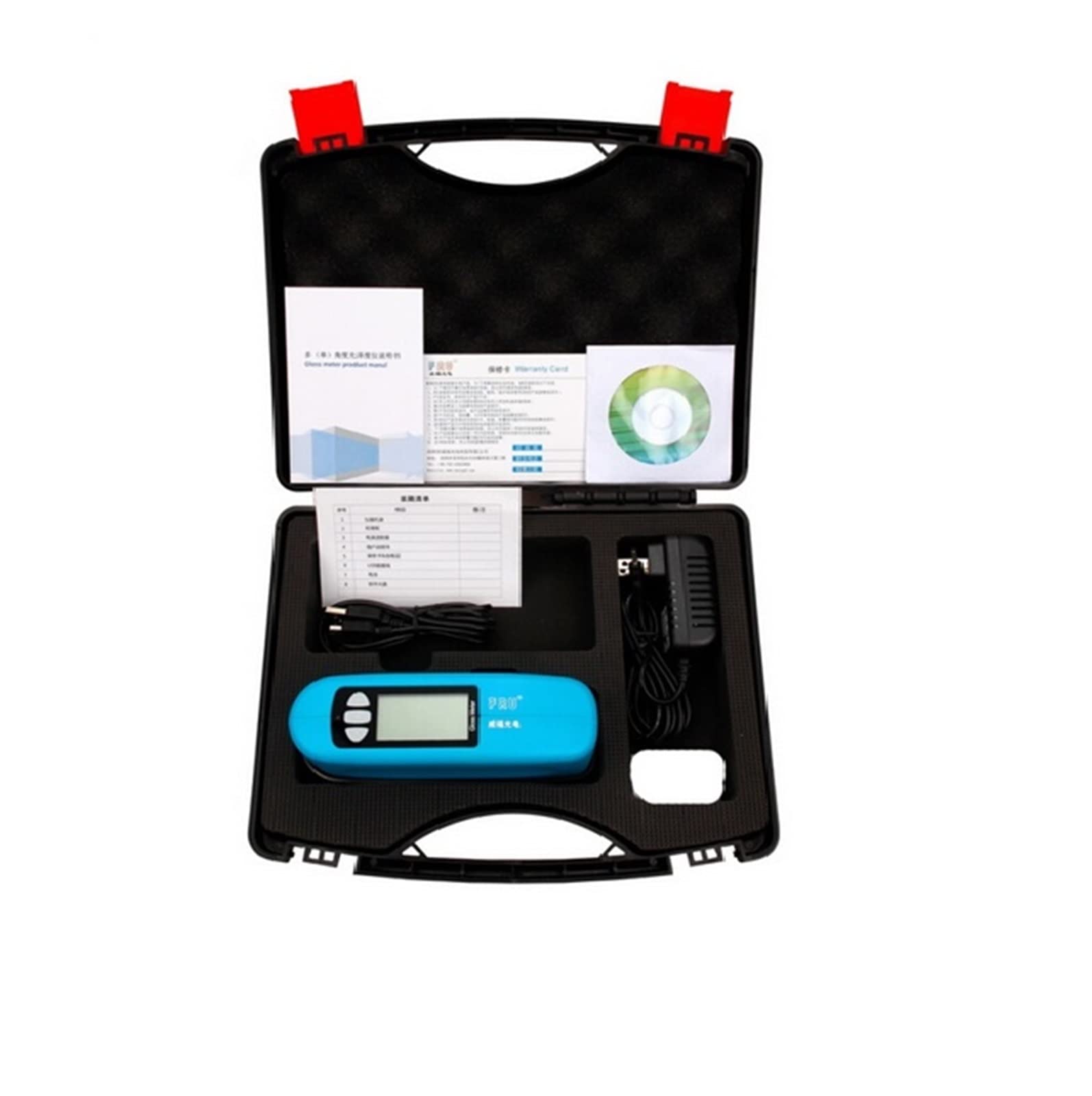 Espectrofotómetro Glosméter WG-68 Precisión Medidor de brillo Medidor Medición de la superficie de tres ángulos Instrumentos de medición de brillo WG 68 con transmisión precisa del color