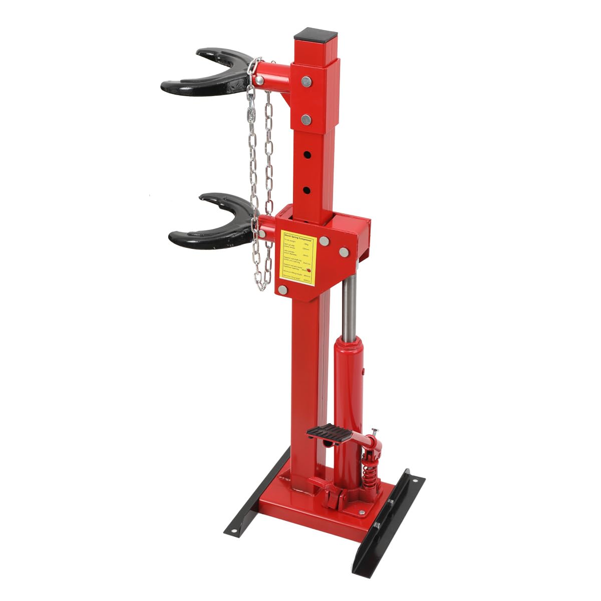 Compresor de muelles 3T para amortiguadores de coche, compresor hidráulico de amortiguadores, kit de prensa de amortiguador con muelle de suspensión, con 7 agujeros para pedal de altura
