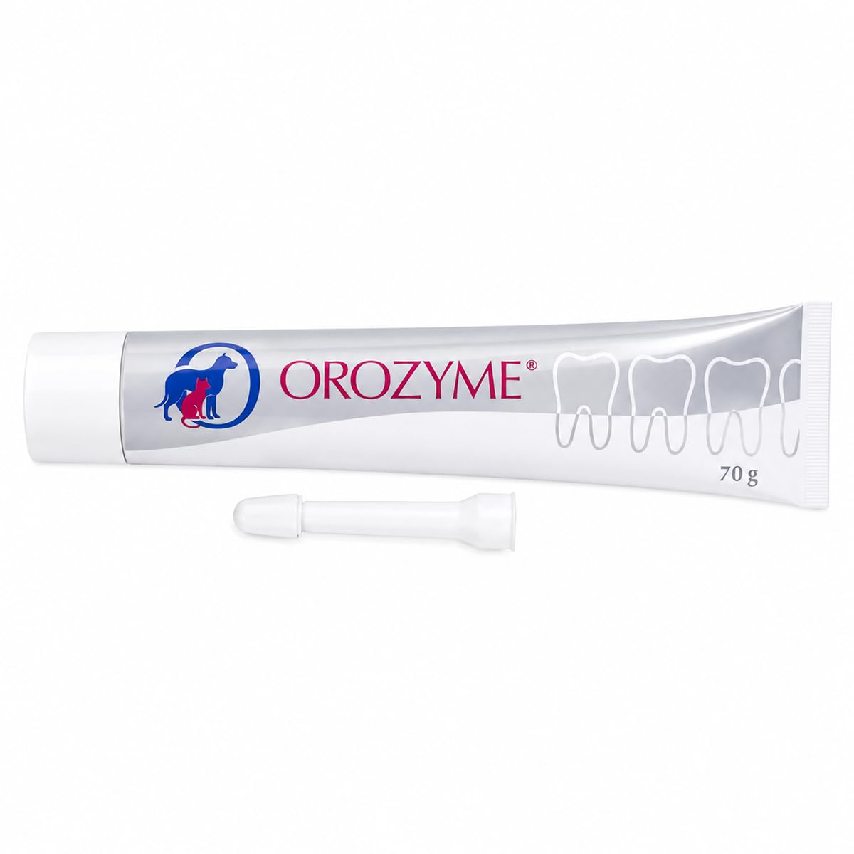 Animalcare Orozyme Dental Hygiene Gel for Dogs and Cats Toothbrush and Applicator Tip Included 70g