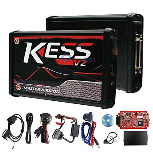 FOTN Car Kit Kess v2.47 V5.017 ECU de Ajuste Completo EU Master Online Sin límite simbólico, Negro