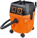 Aspirateur à poussière Fein Turbo I HEPA Pro Set humide/sèche - Capacité de 5,8 gallons, aspiration de 151 CFM, système anti-statique, fonctionnement silencieux à 66 dB, comprend filtre HEPA et accessoires - 92037060990