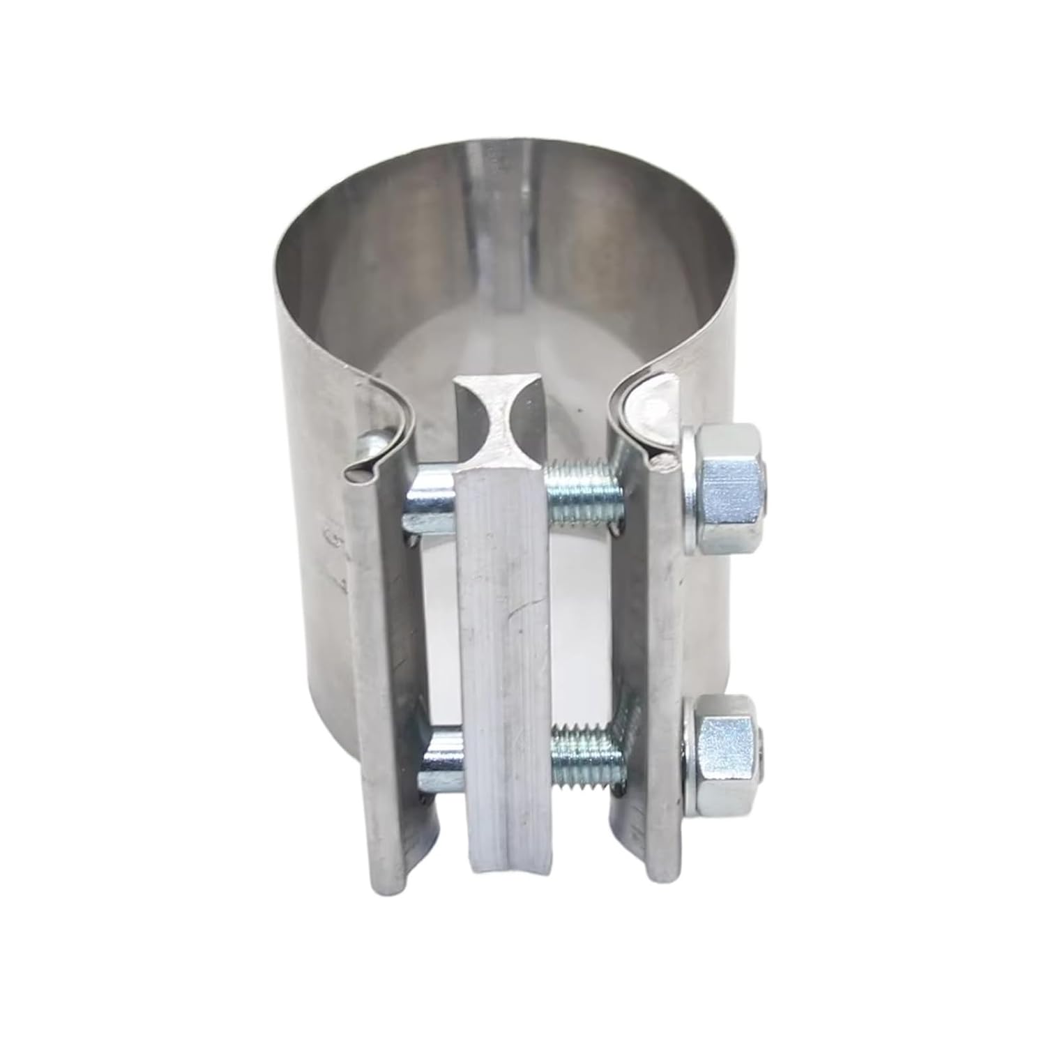1pc 40/45/50/55/57/60/63mm Car Accessories Stainless Steel Universal Exhaust Pipe Connection Hoop Strong Steel Pipe Clamps(40mm)