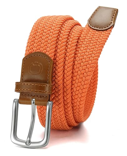Image of CHAOREN Mens Belt - Braided Stretch Golf Belt for Men 1 3 /8 inch- Gift for Golf Pants Casual Shorts Jeans