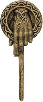 Nemesis Now B4675N9 Hand of The King Magnet 10cm Game of Thrones, Gold