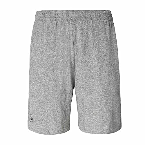 Kappa Herren Cabas Shorts, Grau (Grey Md Mel/Grey Smoked), M