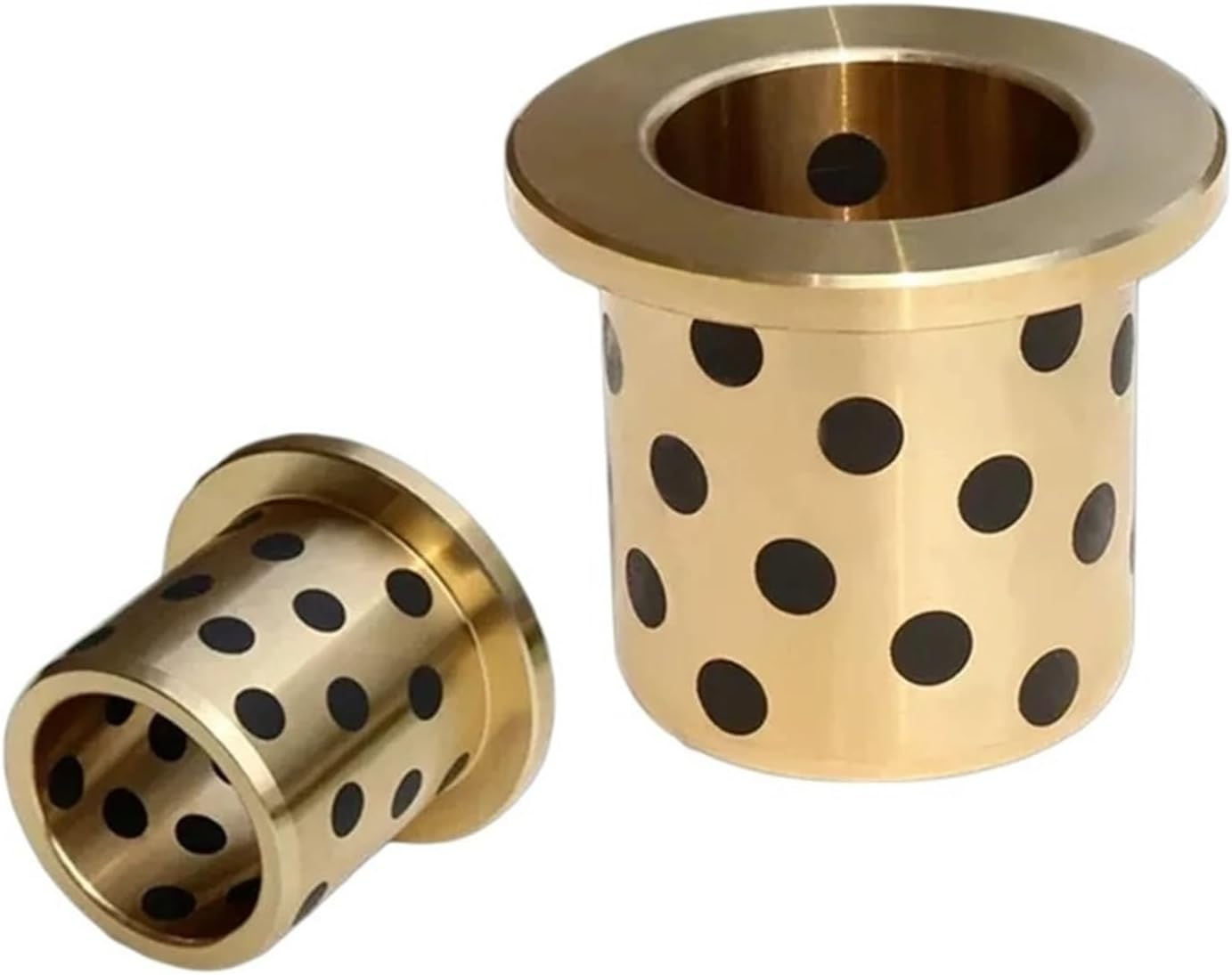 1PCS Inner Diameter 15MM Copper Sleeve Self-lubricating Bearing Flanged Sleeve Copper Bushing Wear Resistant(JFB 15X21X35-28X3)