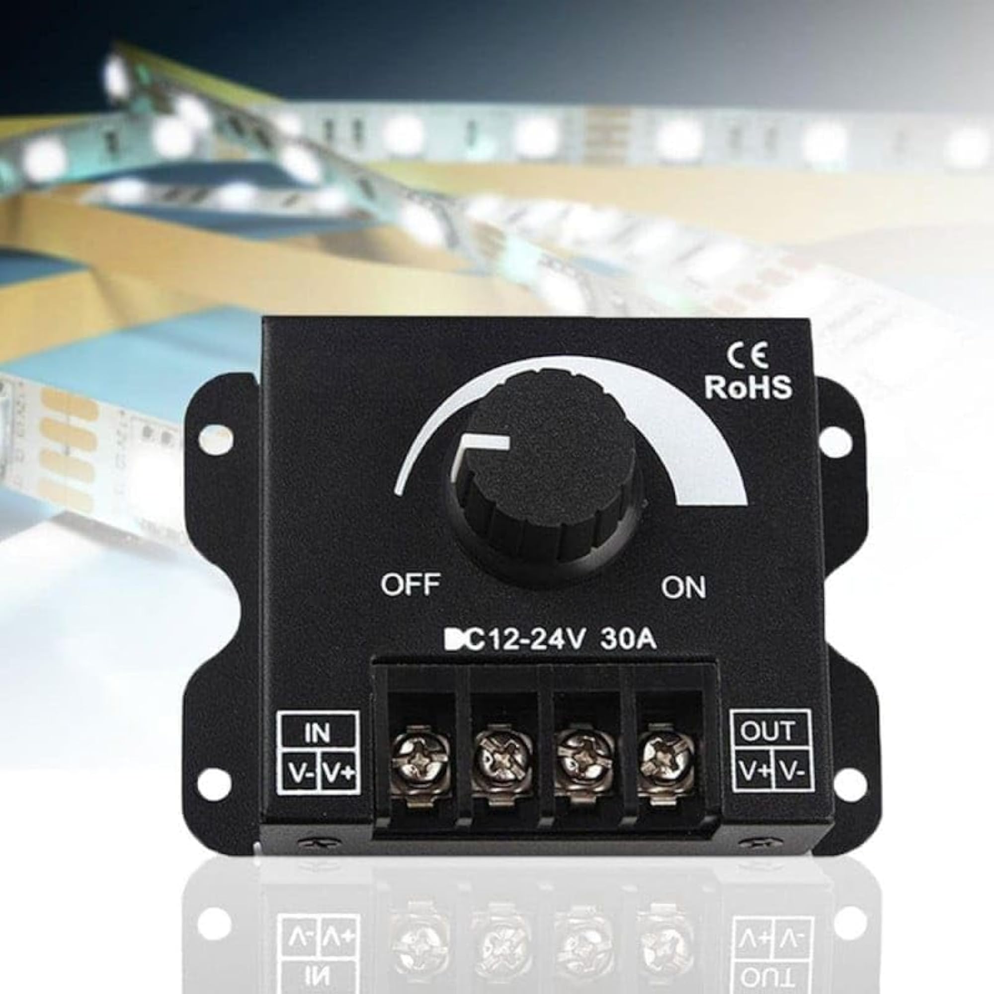 LED Dimmer Controller DC 12V-24V 30A High Power