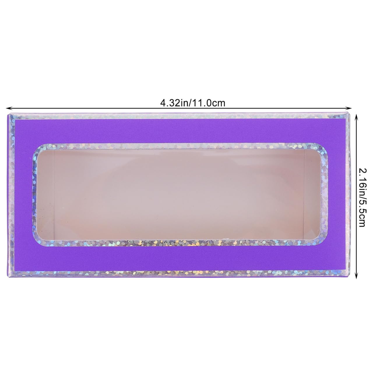PACKOVE 12Pcs Fake Nail Storage Case with Transparent Window Multi Use Nail Display Box and Eyelash Holder Small Item Organizer for DIY and Salon Use - Image 2