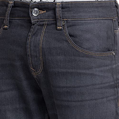 Image of Spykar Men's Slim Fit Low Rise Casual Jeans