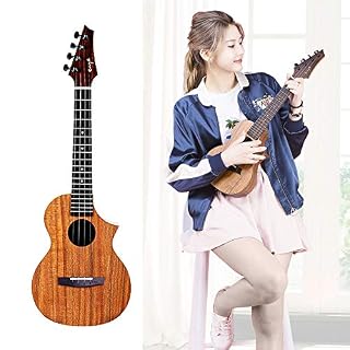 Enya EUT-X1C EQ Cutaway Tenor Ukulélé HPL 26 pouces Bundle avec Coton Gig sac, cordes, accordeur, Sangle, Capo, Picks… - Les Beatles, Paul McCartney, John Lennon, RIngo Starr, George Harrison Enya EUT-X1C EQ Cutaway Tenor Ukulélé HPL 26 pouces Bundle avec Coton Gig sac, cordes, accordeur, Sangle, Capo, Picks… – Image 2