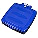 Wakeman Portable Trash Bag Holder – Collapsible 13-Gallon Garbage Bin for Indoor/Outdoor Use, Camping, Recycling, and Parties – Durable Plastic Trash Can Outdoors (Blue)