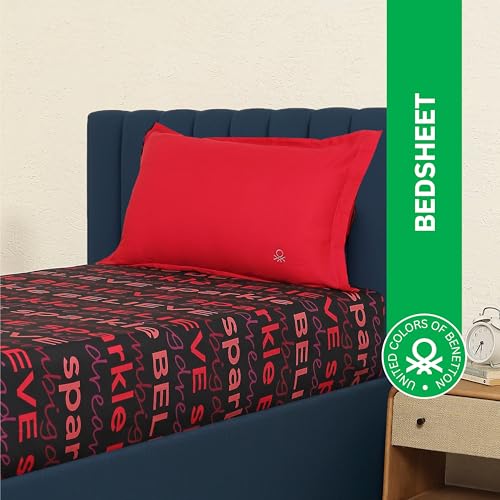 Image of 210 TC Kids Digital Printed Pure Cotton Single Bedsheet with 1 Pillow Cover