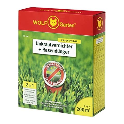 WOLF-Garten - 2-in-1: Unkrautvernichter plus Rasendünger SQ 200; 3840725 Cover