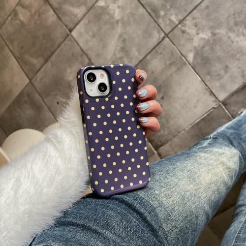 Coque souple motif de points pour iPhone 13 Pro Max anti rayures et anti glisse