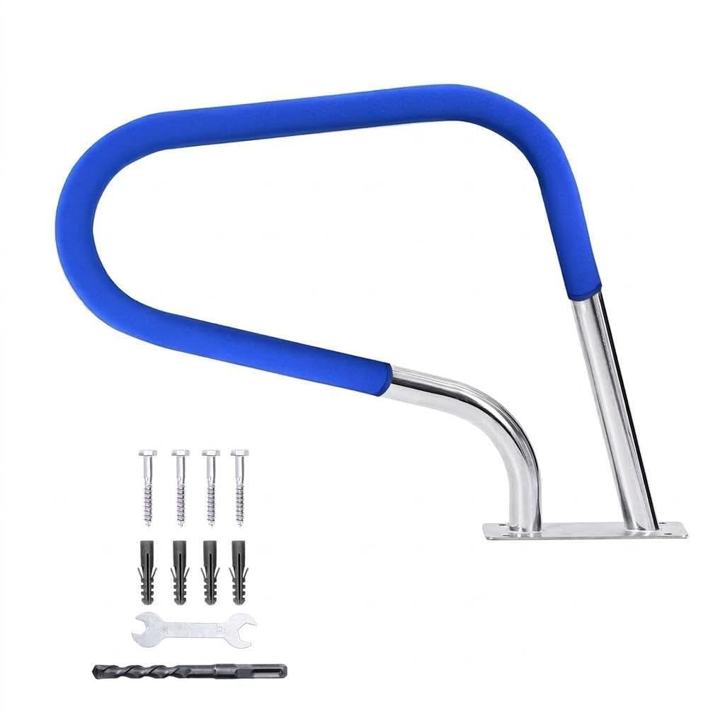 Garvee Pasamanos De Piscina Desmontable Acero Inoxidable 121,9x91,4 cm | Barandilla para entrada segura a la piscina; acero inoxidable desmontable, 121,9 x 91,4 cm, facilita entrar y salir con apoyo