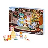 Bluey Advent Calendar Pack Toys for Girls and Boys, 24 Days of Surprises, Kids 2025 Advent Calendar w/Accessories, Stickers & Mini Christmas Tree