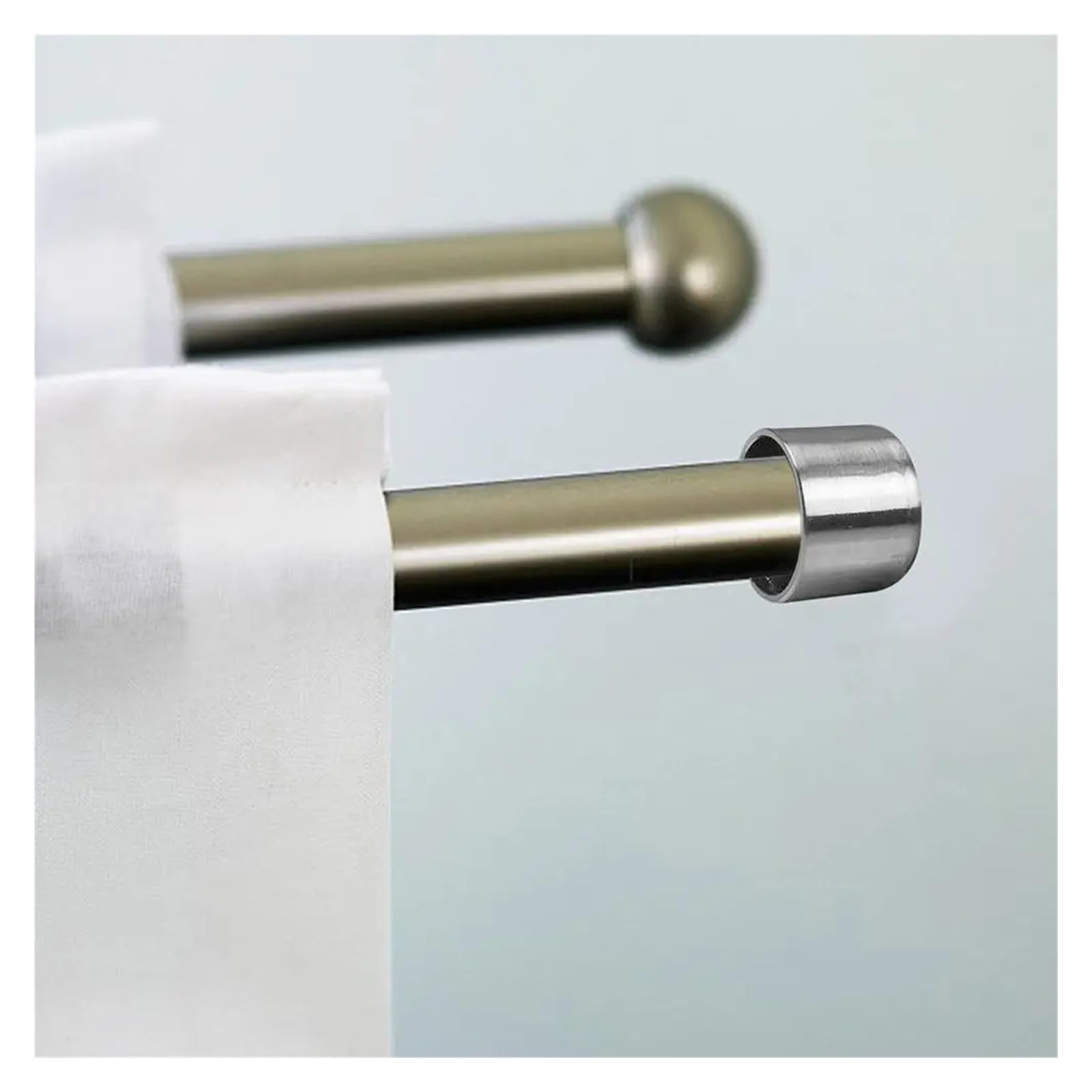 Lot de 4 embouts décoratifs pour tringle à rideaux en alliage, faciles à installer, accessoires de fenêtre pour tringles à rideaux