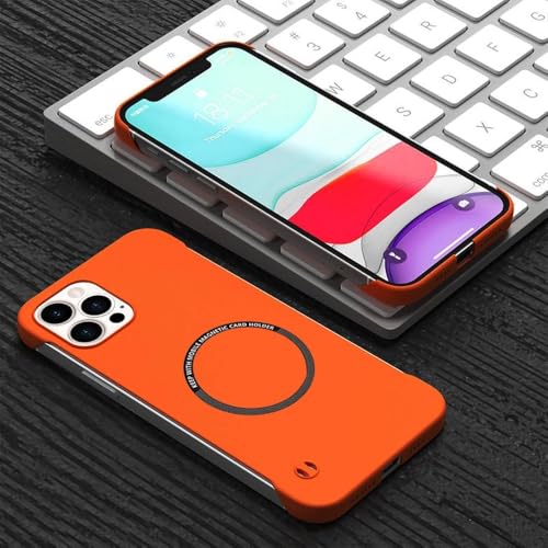Coque ultra-fine iPhone 14 sans cadre avec alignement magnétique intégré