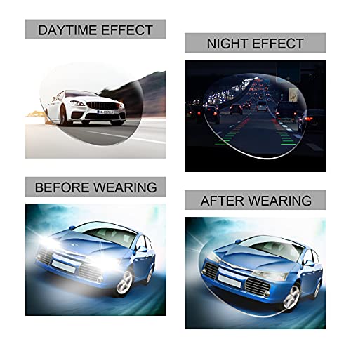 Image of MIRYEA Polarized Photochromic Driving z87 Sunglasses for Men Day Night Safety Glasses