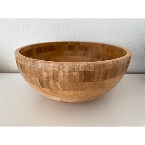 IKEA BLANDA MATT Servier Salatschale 28 cm Bambus nature Cover