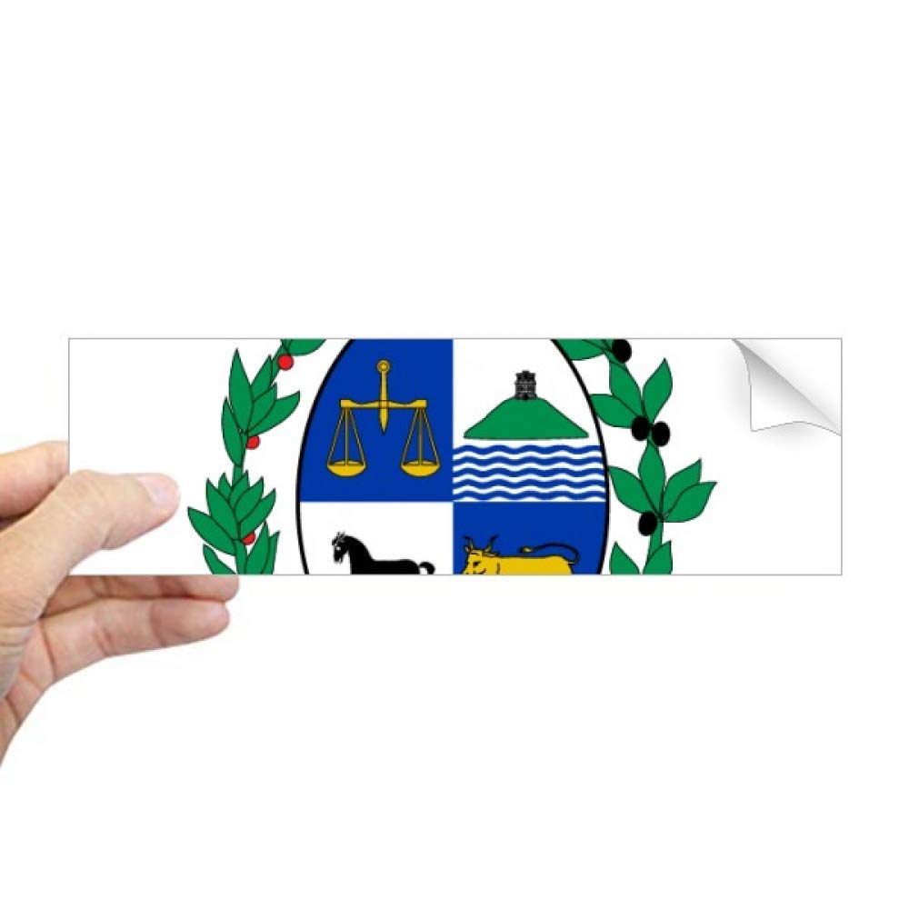 Autocollant fenêtre Uruguay sticker emblème national Amérique du Sud décoration vitrage transparent