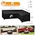 Kipiea Patio L-Shaped Sectional Sofa Cover, 420D Heavy-Duty Oxford Fabric Outdoor Sectional Cover with 6 Windproof Buckles, Anti UV and No Tears, No Fading (114Lx88Lx33.5Dx31H/24H inch)