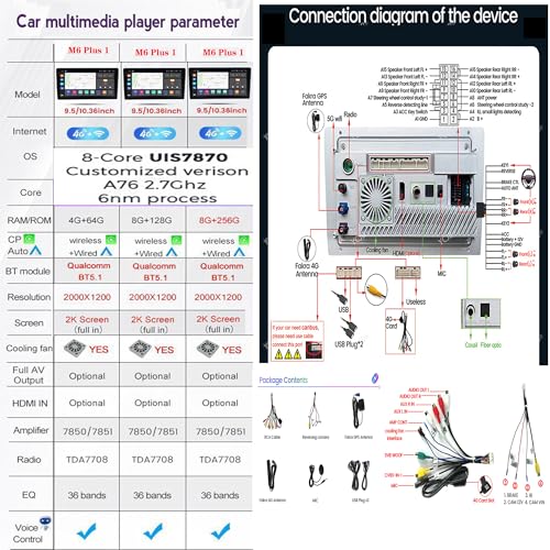 Radio 2 DIN Android 15 4G WiFi para Yaris Vitz 2005-2012 Estéreo 7