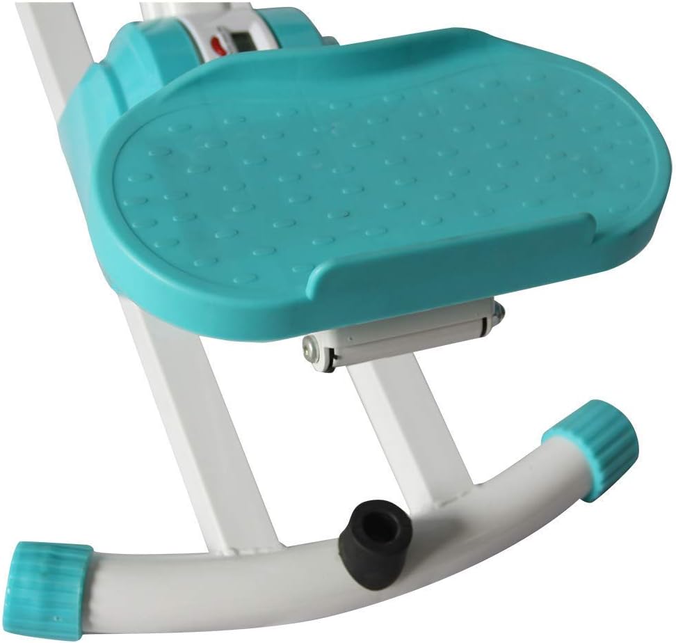 Stepper,Household Fitness Exercise Machine,Health Cardio Stair Portable Mini Foot Pedal Exerciser Home Gym for Women and Man Green