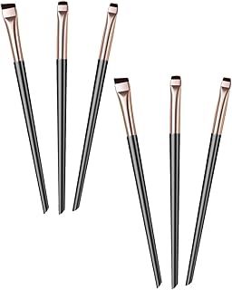 6pcs Eyeliner Brush Set Black Gold Fine Preci...