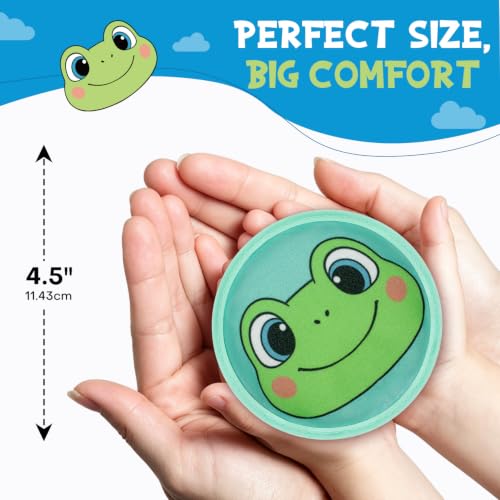 Image of Large Kids Ice Packs for Boo Boos with Strap, 3 Packs Cute Reusable Hot Cold Gel Packs for Kid's Fever,Pain Relief,Wisdom Teeth,First Aid and Neck, Head, Arms, Legs Injuries